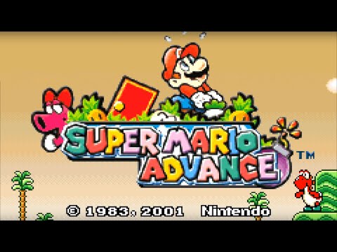 Super Mario Advance (Game Boy Advance, 2001) Full Game Session (Single Player) 🍄🏰🎮