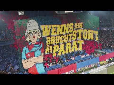 FCB-ManUtd: Fantastisches Intro der FC-Basel-Fans! - 23.11.2017