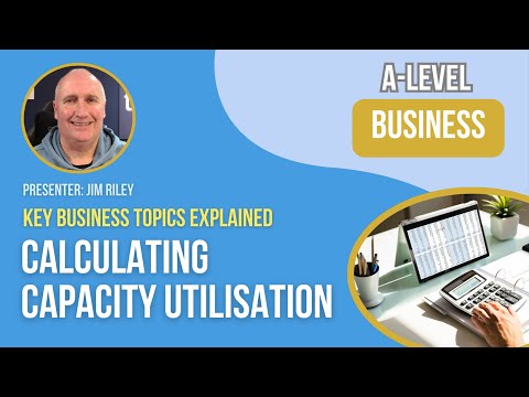 YouTube video about Capacity utilization and how to calculate it