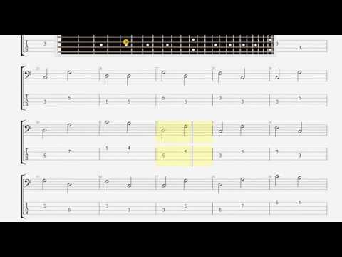 Beatles The   I 'll Follow The Sun BASS GUITAR TABLATURE