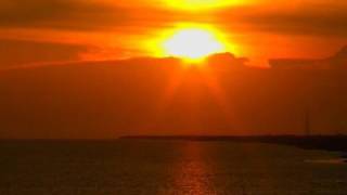 Sunset view from Pamban Bridge , Rameshwaram