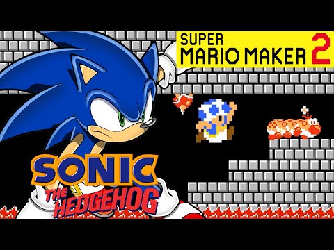 Super Mario Maker 2: Sonic the Hedgehog: Marble Zone Showcase