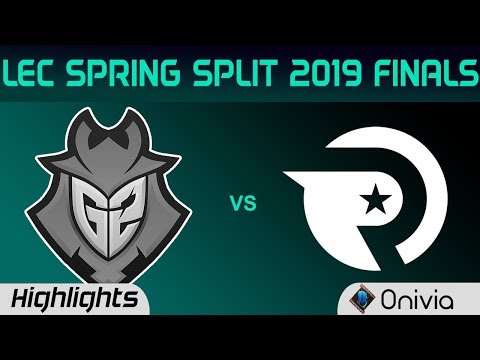 G2 vs OG Highlights Game 1 LEC Spring 2019 Finals G2 Esports vs Origen LEC Highlights By Onivia