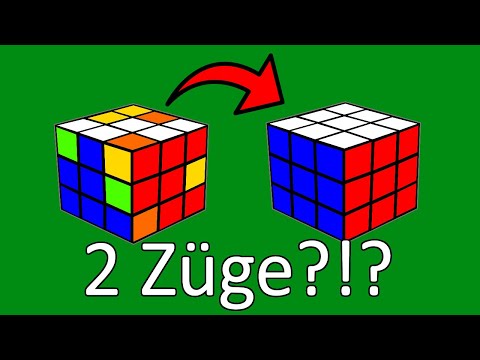 Solving a Rubik's Cube in 2 moves - Is that possible?