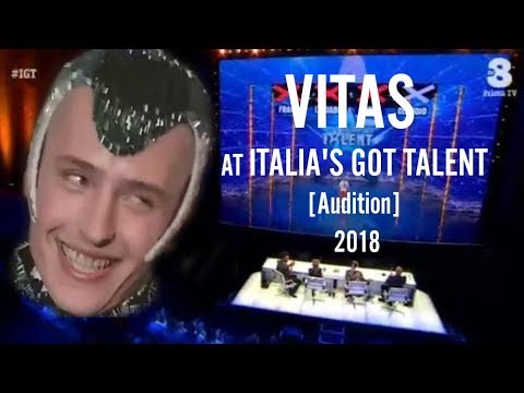If Vitas participated in ITALY'S GOT TALENT [Audition] 2018