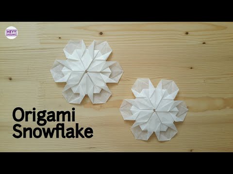 Origami Snowflake Tutorial