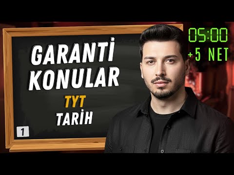 5 Hours to Cover MSÜ - TYT History Guaranteed Topics - Part 1 | Sedat TEKİN