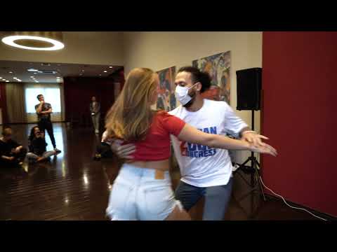 Carlos Oliveira and Anastasia Lyakh - sensual zouk demo at RZC 2021