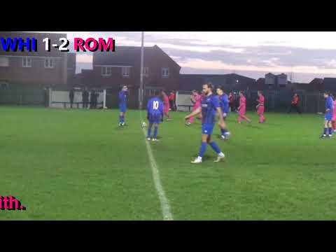 Whittlesey Athletic 1-3 Romford.  Isuzu FA Vase 3rd Round Proper.  Sat3Dec2022