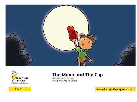 English stories for kids - The Moon and The Cap - Pratham Books
