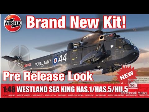 Review of Westland Sea King in 1/48 scale from Airfix model New Helicopter