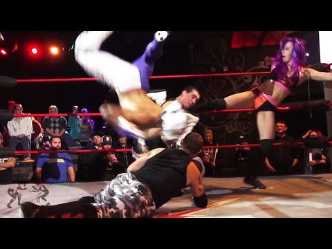 Da Hoodz snub Kimber Lee & Shynron following their #TFT4 victory - Beyond Wrestling (Intergender)