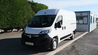 DS22 YAH 2022 (22) Vauxhall Movano 3500 Dynamic 2.2 BiTurbo, 140BHP,  L2 H2 MWB High Roof Panel Van