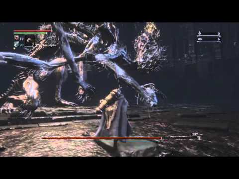 Bloodborne Amygdala przeklęte splugawienie pthumerów, lochy kielicha BOSS