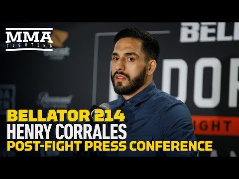 Bellator 214: Henry Corrales Post-Fight Press Conference - MMA Fighting