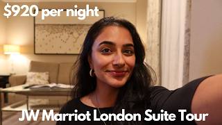My $920 p/n London Suite tour! JW Marriott Grosvenor House in Mayfair