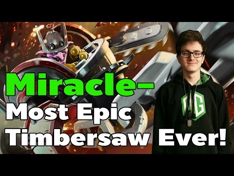Most Epic Timbersaw Ever! Top Skill 9K MMR by Miracle-
