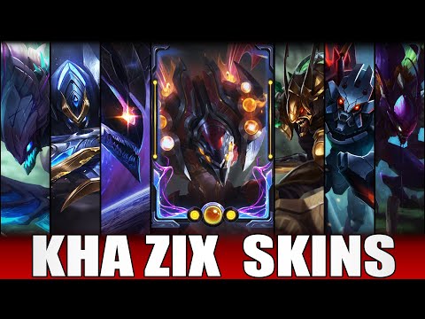 KHA'ZIX SKINS 2022 | All Kha Skins Including Odyssey Kha'Zix