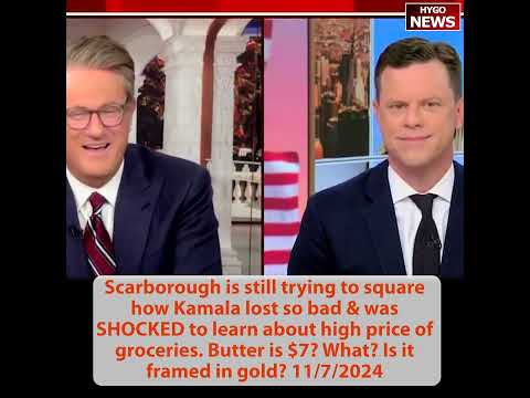 Morning Joe SHOCKED: Butter $7? Is it framed in gold? CNN: Obama produced Trump & Biden strengthen