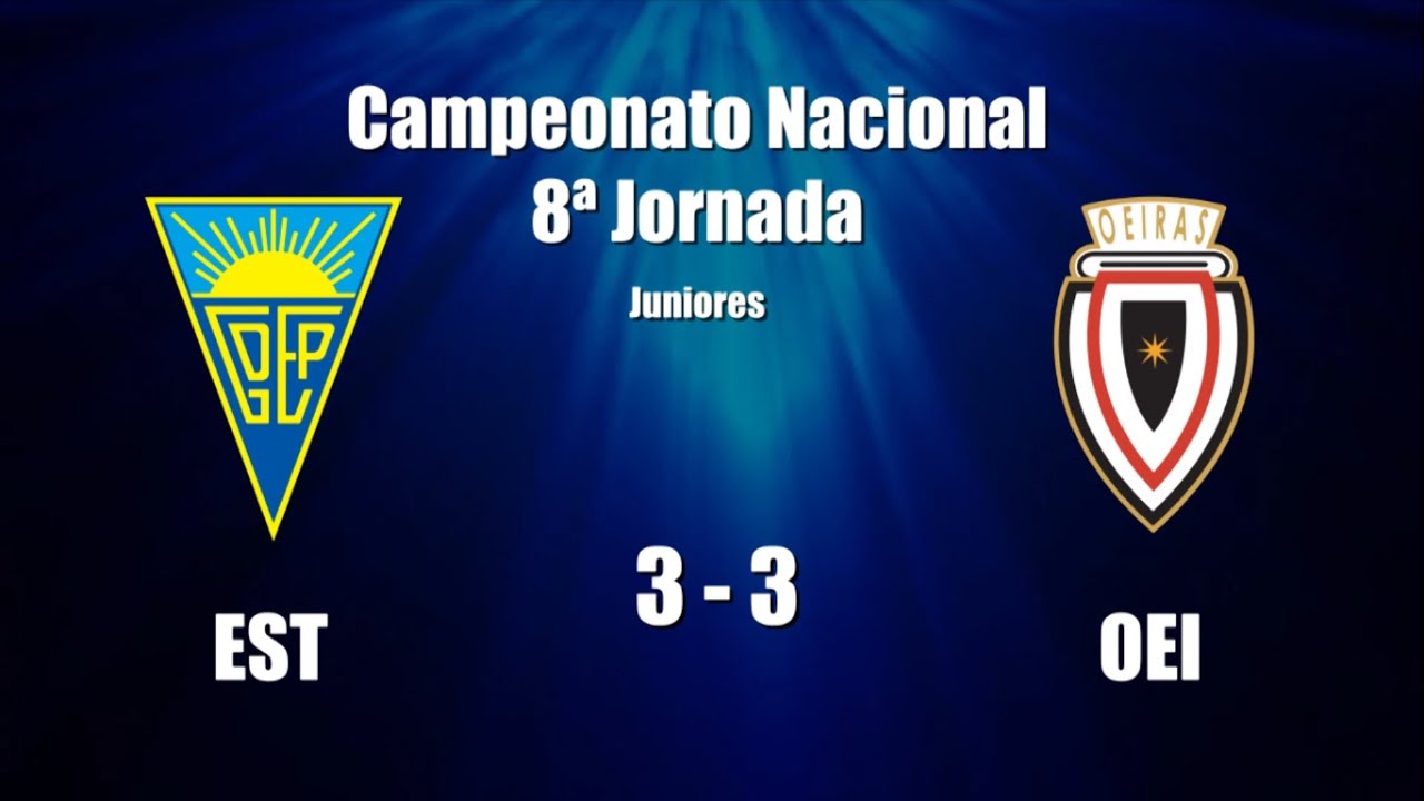 Juniores - Estoril Praia 3 x 3 Oeiras