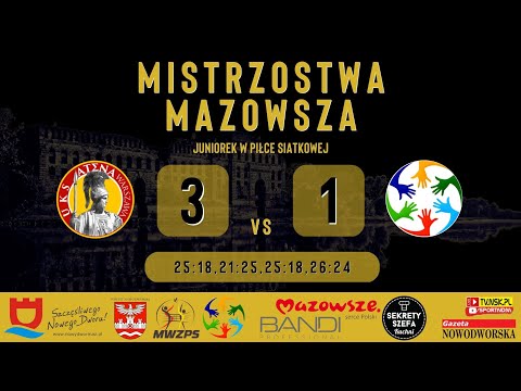 tv.nsk.pl [LIVE8] UKS Atena Kaman Warszawa - LOS Nowy Dwór Mazowiecki 3:1 2023-02-04 16:00 juniorki