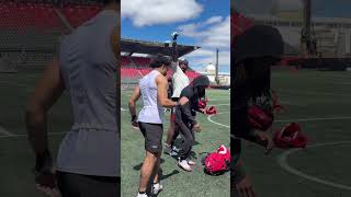 REDBLACKS wish the Ottawa BlackJacks good luck at their home opener