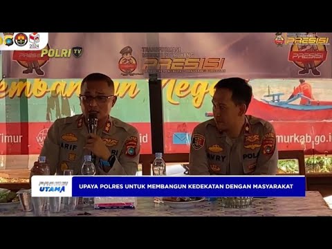 POLRES BELITUNG TIMUR BUKA RUANG CURHAT BAGI PARA PENAMBANG