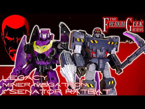 Legacy MINER MEGATRON & SENATOR RATBAT: EmGo's Transformers Reviews N' Stuff