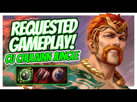 A PROPER CU CHULAINN BRUISER BUILD! - Smite Season 9 Cu Chulainn jungle