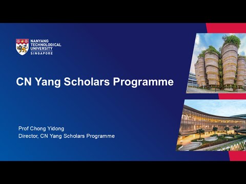 NTU Open House 2026: Introduction to CN Yang Scholars Programme