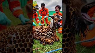 Download lagu Goat is covered in honeycomb like larvae ad beetle save by rescuers #humanity #animals #goat #rescue mp3