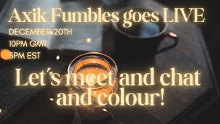 LIVESTREAM - Coloring in Four Seasons by Green Ivy, lots of laughs and very chilled chatting