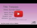 Trespass Gunnar Olsen Hip Hop Rap Funky YouTube Audio Library BGM