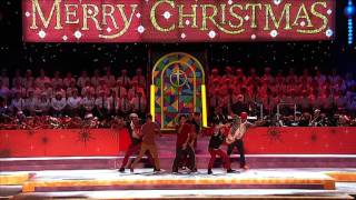 Woolworths Carols in the Domain - Johnny Ruffo & Justice Crew - Santa Claus Is Coming To Town (2012)