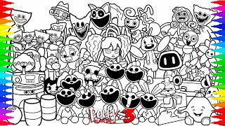 Poppy Playtime Chapter 3 Coloring Pages / How to Color ALL Bosses and MONSTERS from All Chapters