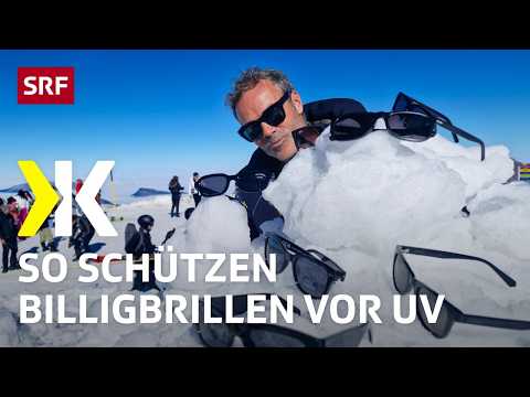 Sunglasses tested: Do cheap models protect against UV radiation? | 2025 | Kassensturz | SRF