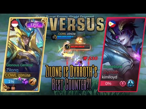 ZILONG VS. DYRROTH | WHO WILL WIN? | Zilong's Counter Build for Dyrroth, Best Build 2022 ~ MLBB