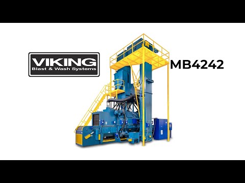 MB4242F Mesh Belt Conveyor Shot Blast Machine