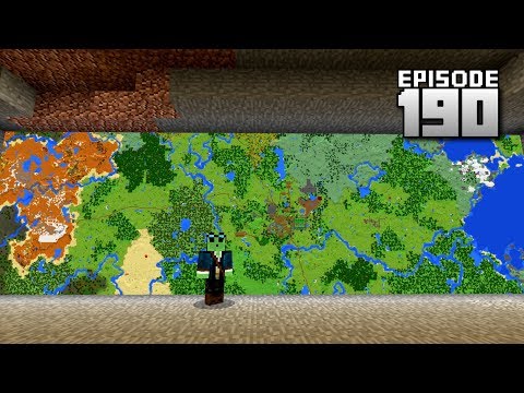 Let's Play Minecraft PE - Ep.190 : Ultra Mega Map Wall!