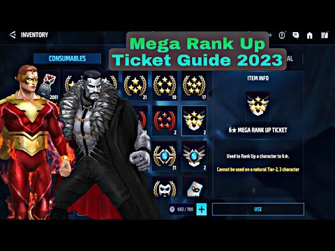 Mega Rank Up Ticket Guide 2023 - Marvel Future Fight