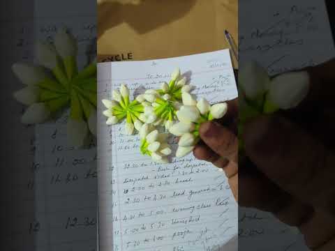 Sharping my habits 4/100 days challenge Srilakshmi's artificial jasmine flowers @6382648743