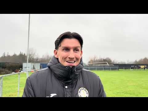 Pre & post match interviews & winning goal. Jeanfield Swifts