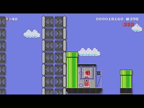 SUPER MARIO MIX ２－４ by つきこ - Super Mario Maker - No Commentary 1bo