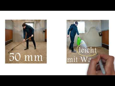 Anwendung von Pelletseinstreu von Halmeko