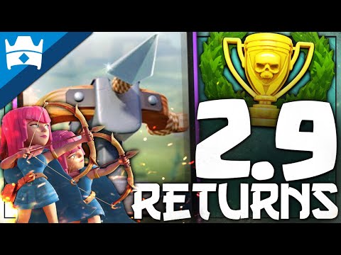 XBOW 2.9 JUST GOT BUFFED IN MAY?! || Top Free To Play Deck || 5800 Ladder Pushing!