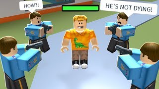 NO DAMAGE GLITCH IN JAILBREAK!