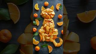 Don&#39;t throw away the orange peel after eating the orange, it can still grow a cat  #cat #orange