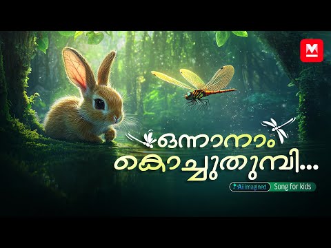 ഒന്നാനാം കൊച്ചുതുമ്പീ | Nursery Song | Malayalam Rhyme Song | Manorama Online