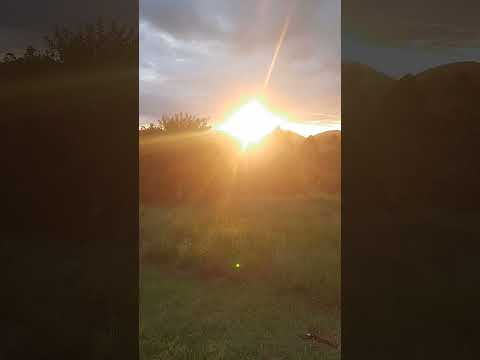 Por do sol Capela de Santana rs
