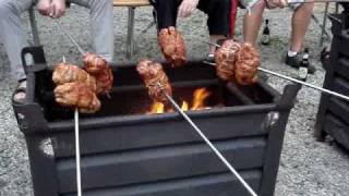 preview picture of video 'R&U/BBQ Spießbraten goes Hessen'